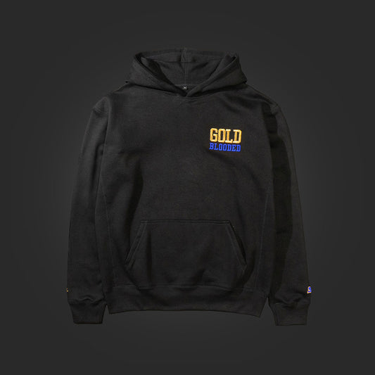 SAVS x ADAPT GOLD BLOODED "FULLBACK" HOODIE - BLACK/ROYAL/YELLOW