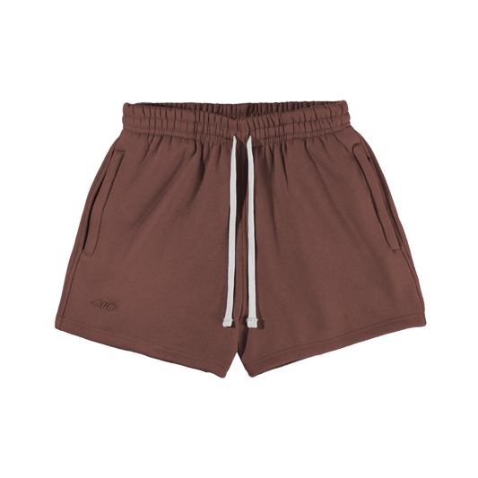 LADY SAVS FLEECE SHORTS - DEEP MAUVE