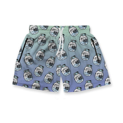 BERK x SAVS "Drake Tears" Gym Shorts - OMBRE