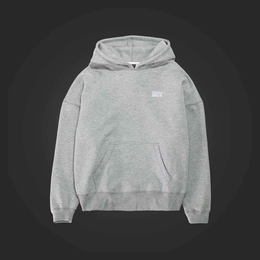 FOE '25 DROP SHOULDER HOODIE - HEATHER GREY