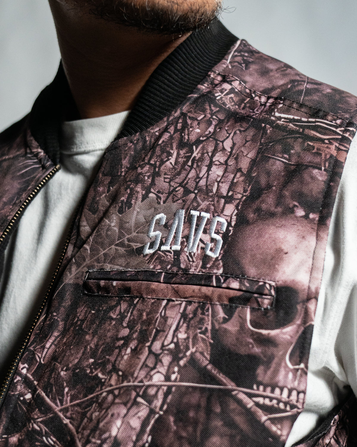 SAVS 'DEAD TREE CAMO' REVERSIBLE DUCK VEST