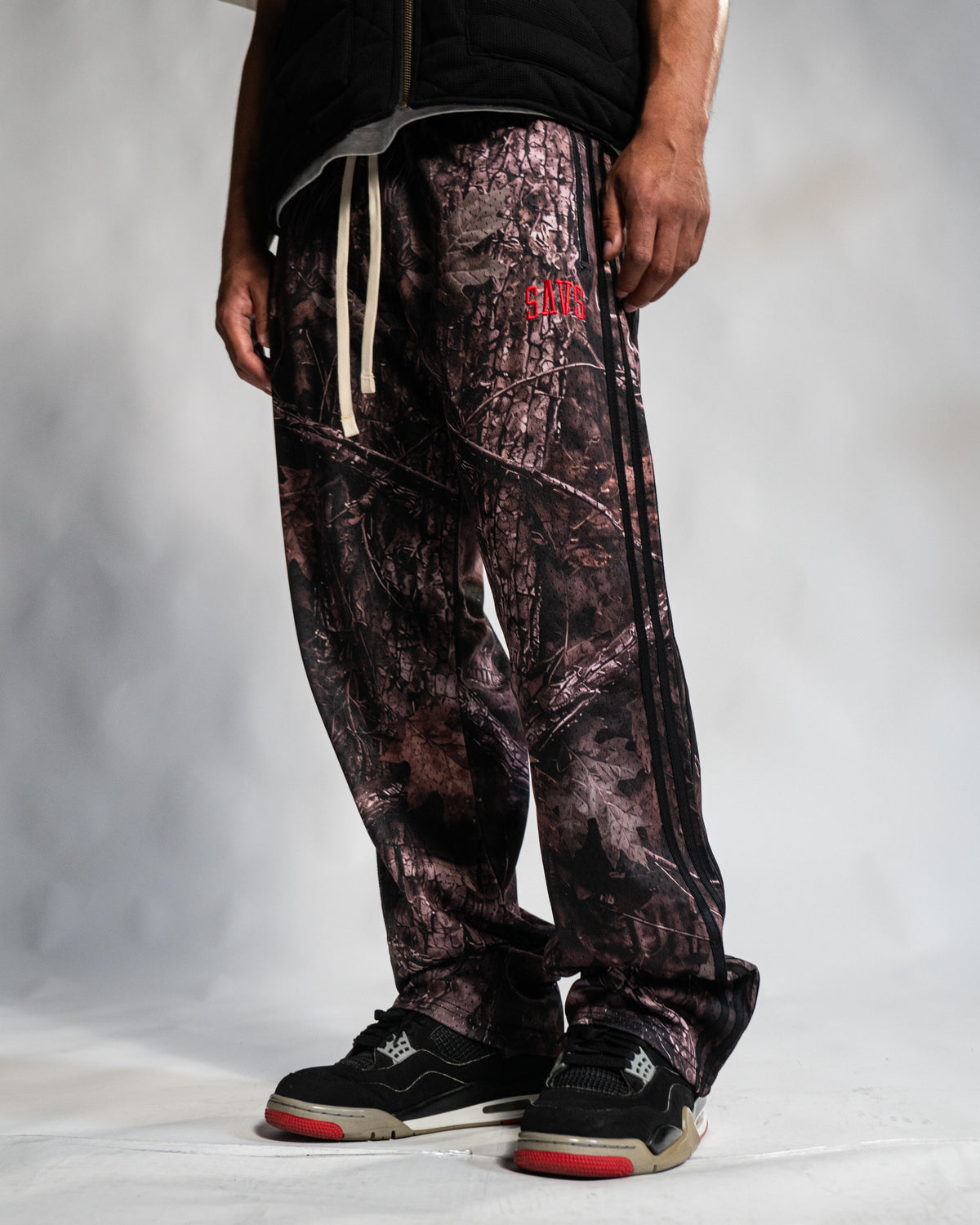 SAVS STRAIGHT LEG TRACK PANTS - DEAD TREE CAMO