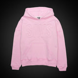 SAVS EMBOSSED HOODIE - BABY PINK