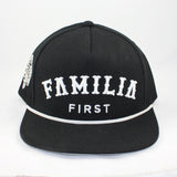 FAMILIA FIRST 5 PANEL SNAPBACK - BLACK