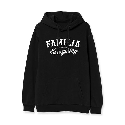 CLASSIC FAMILIA OVER EVERYTHING HOODIE - BLACK/WHITE