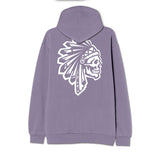 CLASSIC FAMILIA OVER EVERYTHING HOODIE - PLUM/WHITE