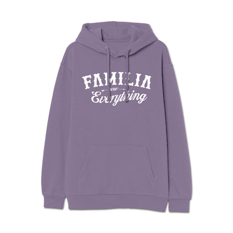 CLASSIC FAMILIA OVER EVERYTHING HOODIE - PLUM/WHITE