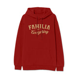 CLASSIC FAMILIA OVER EVERYTHING HOODIE - RED/GOLD