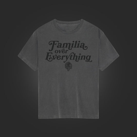 FAMILIA OVER EVERYTHING SHIRT - VINTAGE BLACK