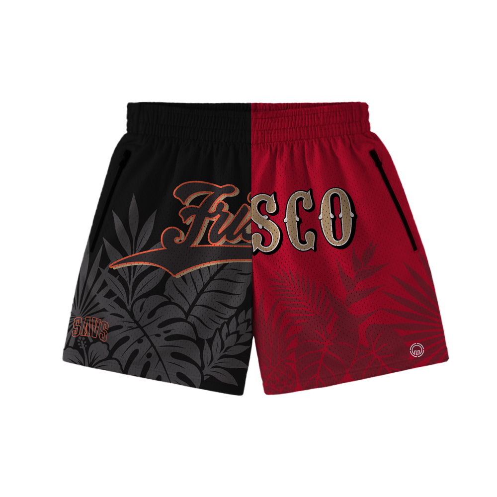 FRISCO SPLIT FLORAL SHORTS
