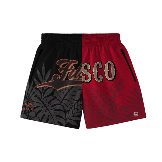 FRISCO SPLIT FLORAL SHORTS