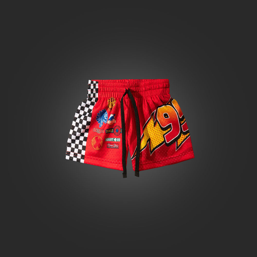"GO FAST" KIDS TRIMLESS HOOP SHORTS