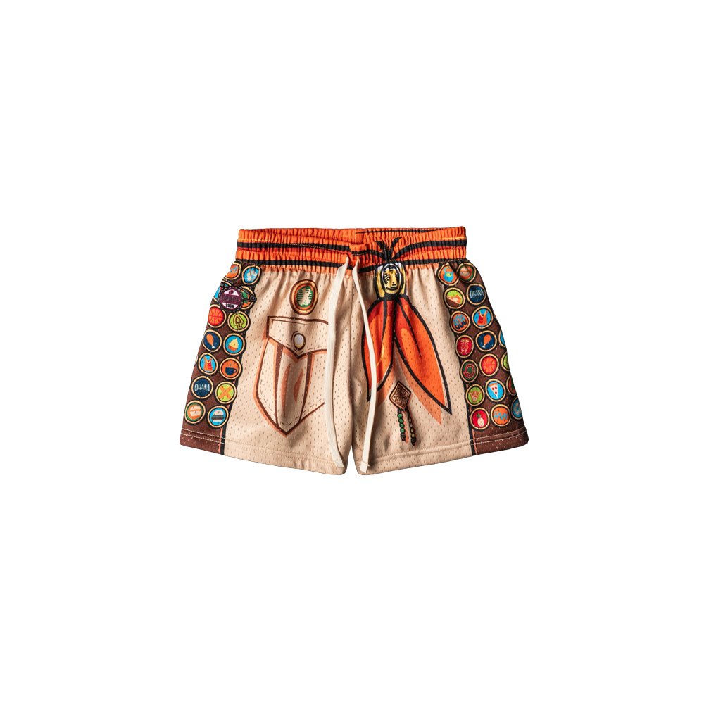 "FITNESS EXPLORER" KIDS TRIMLESS HOOP SHORTS