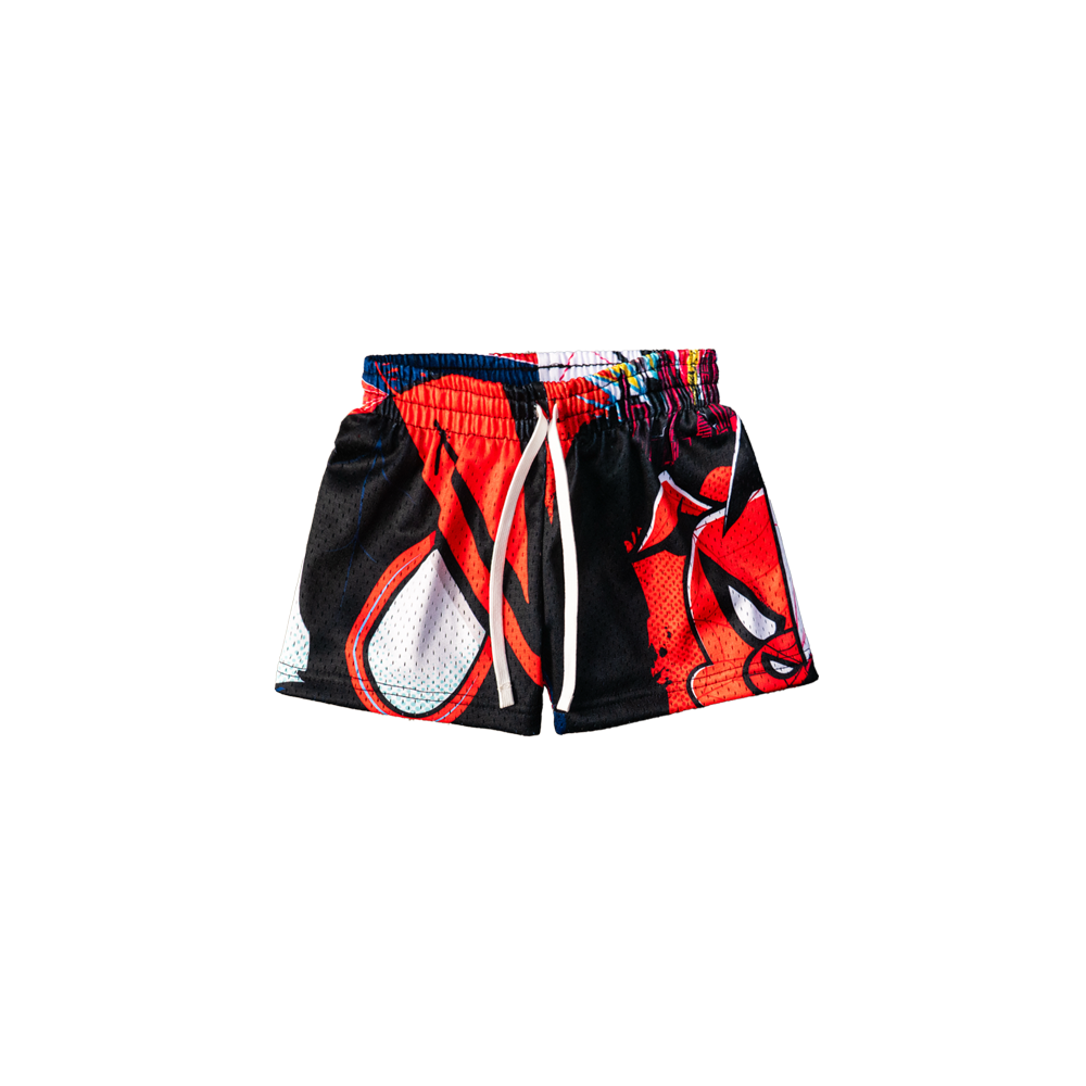 "WEB-SLINGER" KIDS TRIMLESS HOOP SHORTS
