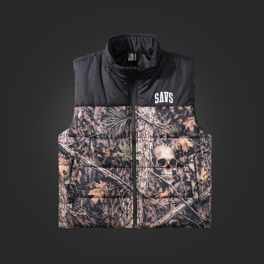 SAVS 'DEAD TREE CAMO' PUFFER VEST