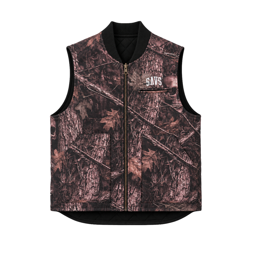 SAVS 'DEAD TREE CAMO' REVERSIBLE DUCK VEST