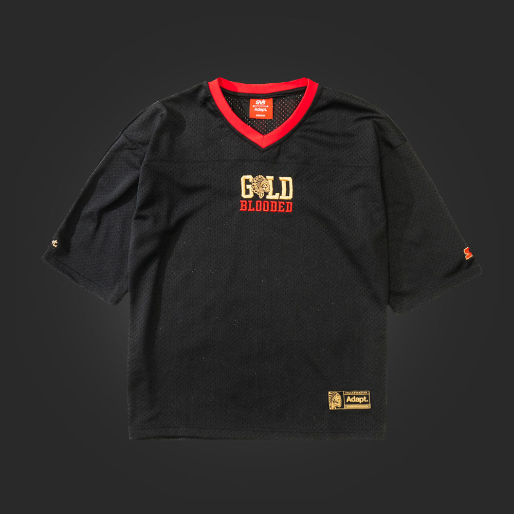 SAVS x ADAPT GOLD BLOODED "FULLBACK" JERSEY - BLACK