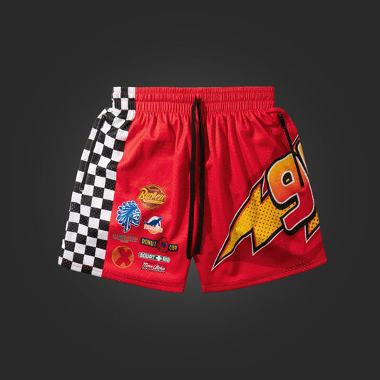 "GO FAST" MEN'S TRIMLESS HOOP SHORTS