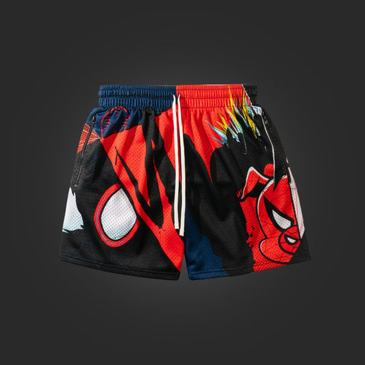 "WEB-SLINGER" MEN'S TRIMLESS HOOP SHORTS