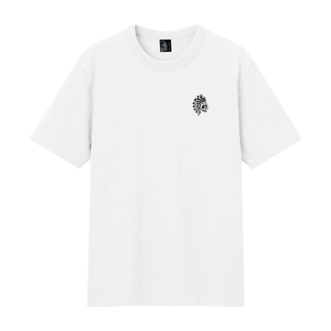 SAVS EMBROIDERED FOREVER YOUNG CHIEF TSHIRT - WHITE