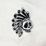 SAVS EMBROIDERED FOREVER YOUNG CHIEF TSHIRT - WHITE