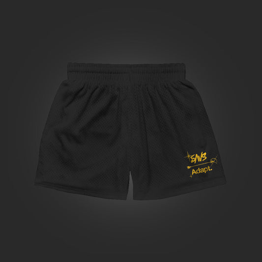 SAVS x ADAPT GOLD BLOODED ARC HOOP SHORTS - BLACK/ROYAL/YELLOW