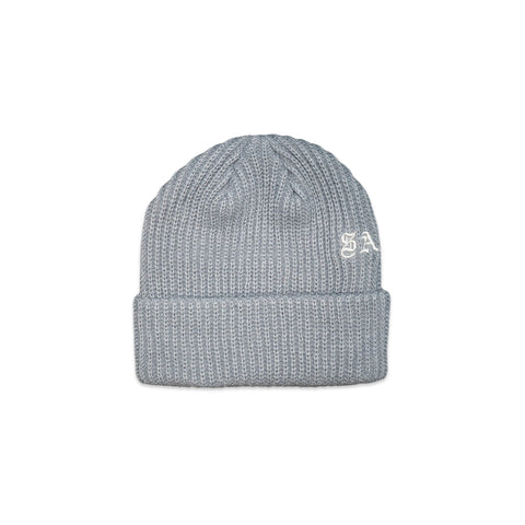 SAVS "OLD E" KNIT BEANIE - COOL GREY