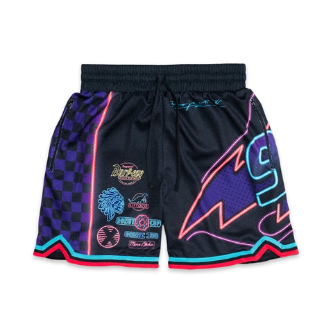 "CARS AT NIGHT" MEN'S HOOP SHORTS