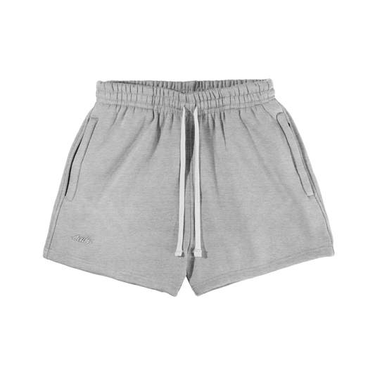 LADY SAVS FLEECE SHORTS - HEATHER GREY