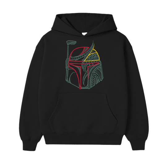 "KAVA HUNTER" MEN'S HOODIE - BLACK