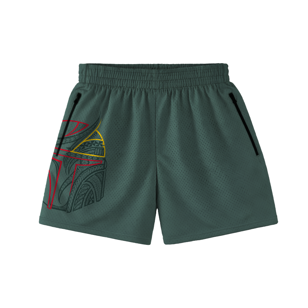 "KAVA HUNTER" MEN'S TRIMLESS HOOP SHORTS