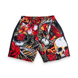 SAVS STEAL - SAVS x PROJECT X "EXPLOSIVO" BONE FLORAL HYBRID SHORTS