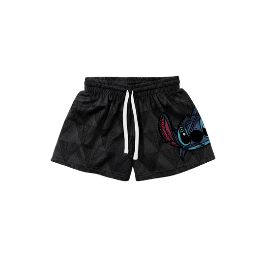 "KAVA 626" KIDS HOOP SHORTS - BLACK