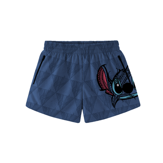 "KAVA 626" WOMEN'S HOOP SHORTS - MARINE BLUE