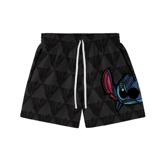"KAVA 626" TRIMLESS HOOP SHORTS - BLACK