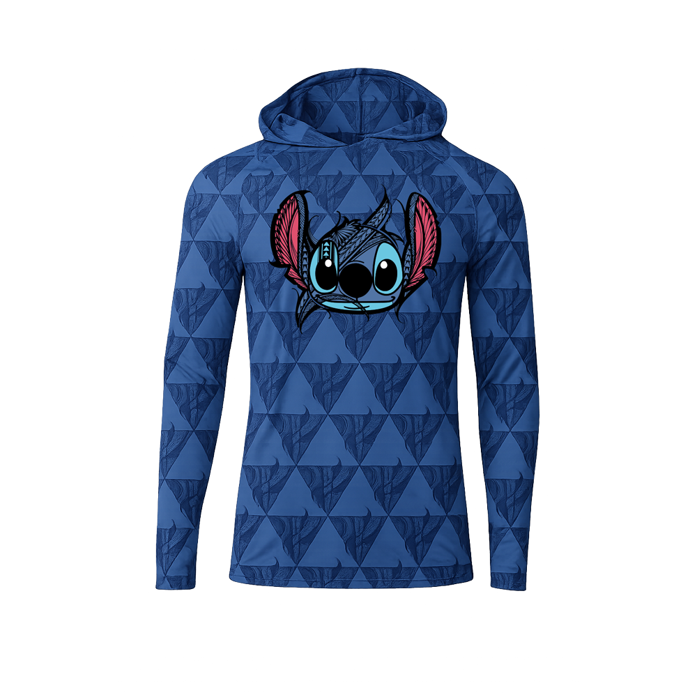 "KAVA 626"PERFORMANCE HOODIE- MARINE BLUE