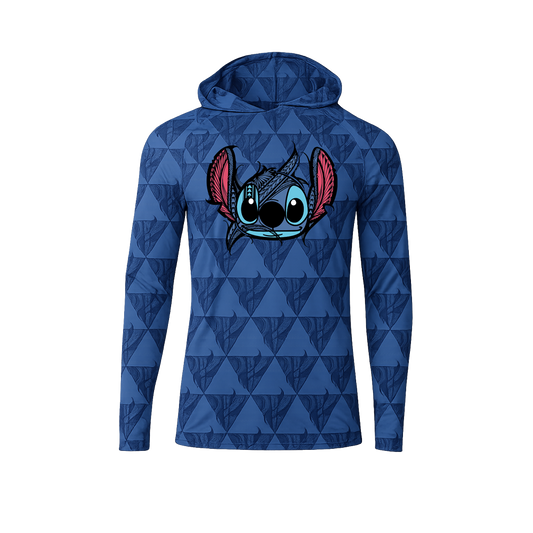 "KAVA 626"PERFORMANCE HOODIE- MARINE BLUE