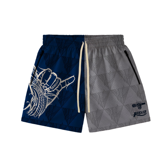 KAVA SHAKA HOOP SHORTS - NAVY