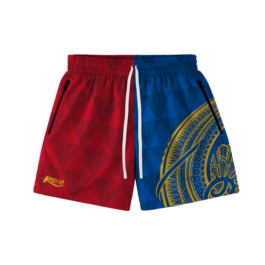 KAVA x SAVS SUN SPLIT HOOP SHORTS