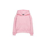 KIDS SAVS EMBOSSED HOODIE - BABY PINK