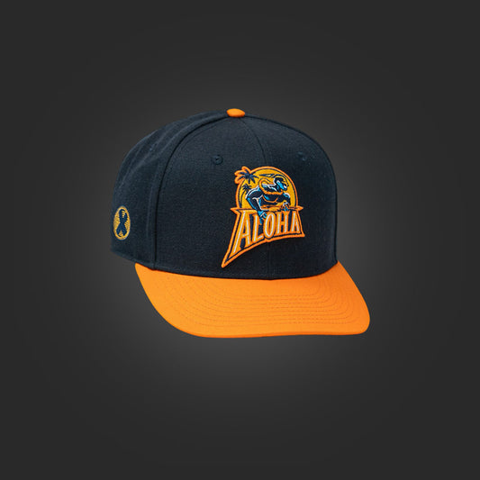 SAVS x Project X 6 PANEL "ALOHA GS" SNAPBACK - NAVY