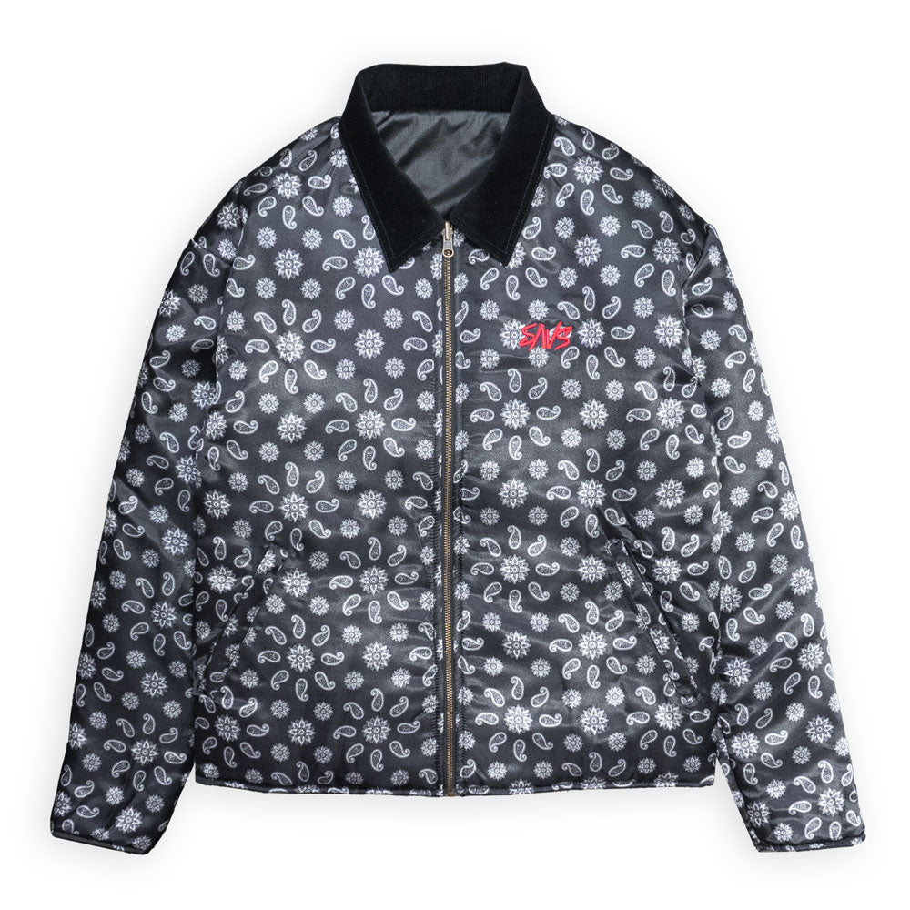 SAVS PAISLEY REVERSIBLE WORK JACKET