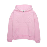 SAVS EMBOSSED HOODIE - BABY PINK