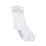 SAVS OUTLINE SOCKS - WHITE