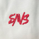 SAVS EMBROIDERED BRUSH SCRIPT TSHIRT - WHITE