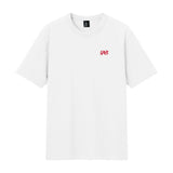 SAVS EMBROIDERED BRUSH SCRIPT TSHIRT - WHITE