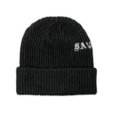 SAVS "OLD E" KNIT BEANIE - BLACK