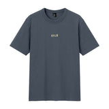 SAVS EMBROIDERED OLD E TSHIRT - DARK GREY