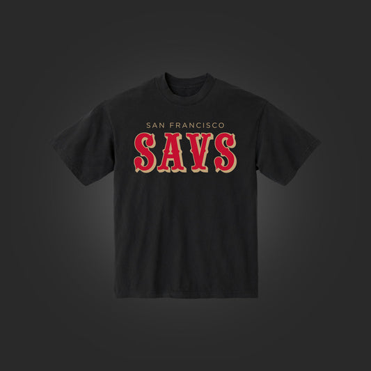 SF SAVS TSHIRT - BLACK