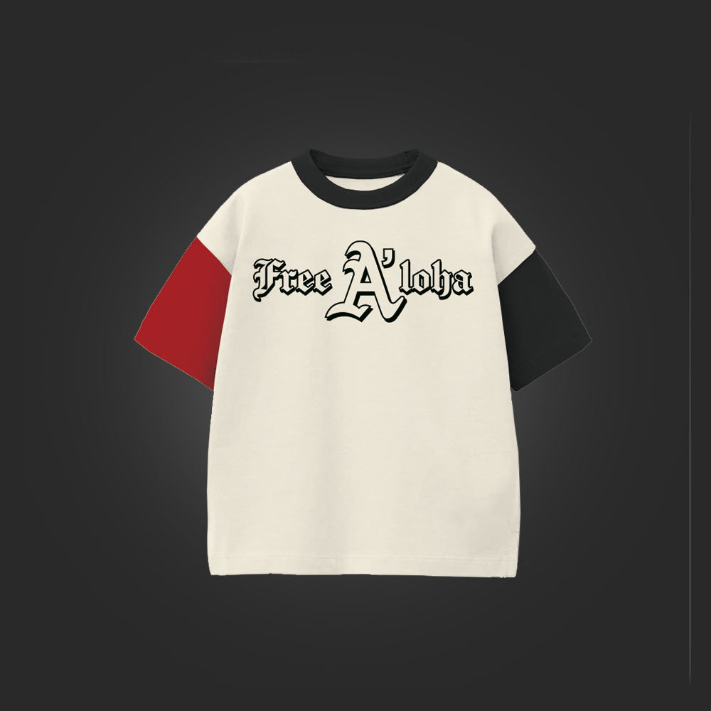 SAVS X FREE ALOHA SHIRT - RED/BLACK